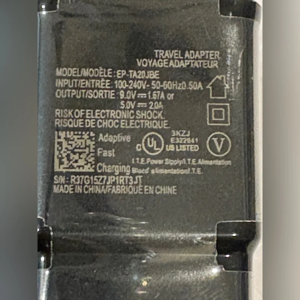 USB A Wall Charger RAPID CHARGE NWT